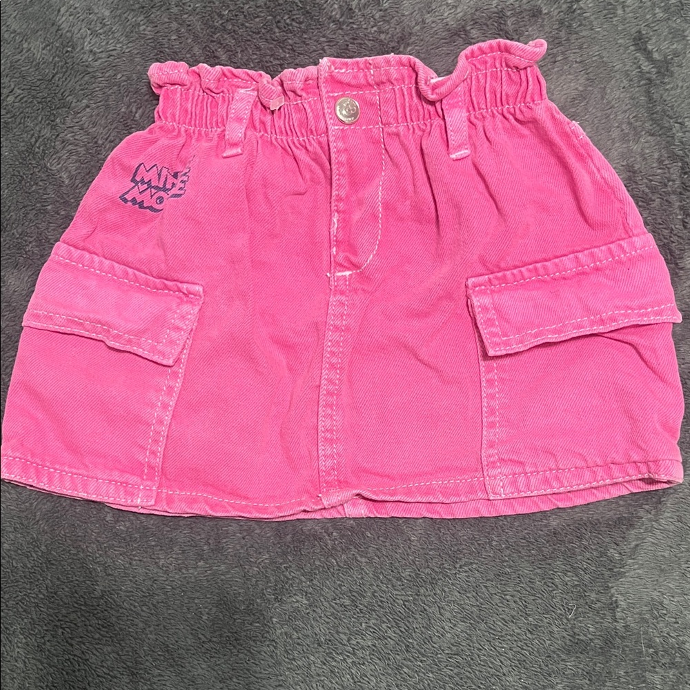 Zara Pink Kids Skirt with Minnie Mouse